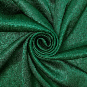 Shiny Shimmer Crinkle Satin Fabric SV581474 Hunter Green 1