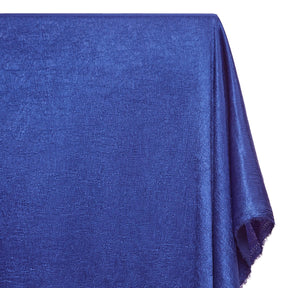 Shiny Shimmer Crinkle Satin Fabric SV581476 Royal Blue 2