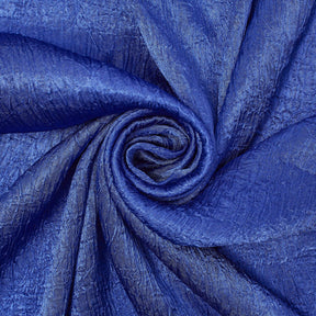 Shiny Shimmer Crinkle Satin Fabric SV581476 Royal Blue 1