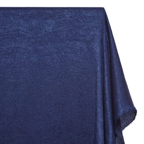 Shiny Shimmer Crinkle Satin Fabric SV581479 Navy Blue 2