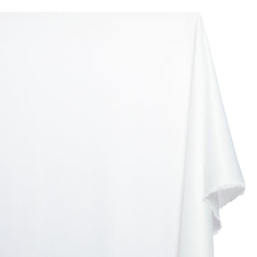 Shiny Striped Crinkle Crepe Satin Fabric SV581484 White 2