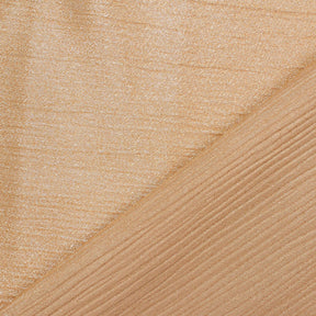 Shiny Striped Crinkle Crepe Satin Fabric SV581490 Antique Gold 3