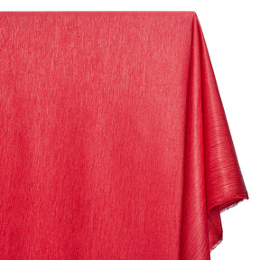 Shiny Striped Crinkle Crepe Satin Fabric SV581543 Red 2