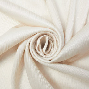 Shiny Striped Crinkle Crepe Satin Fabric SV581544 Champagne 1