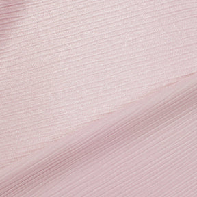 Shiny Striped Crinkle Crepe Satin Fabric SV581549 Mauve 3