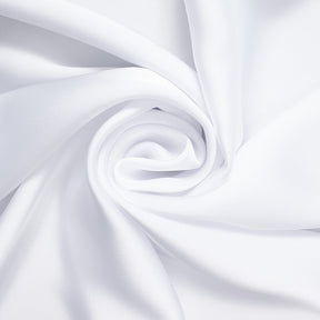 Polyester Double Face Satin Fabric SV581594 White 1