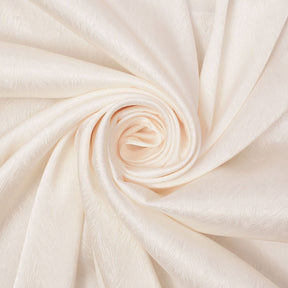 Striped Herringbone Stretch Jacquard Satin Fabric SV581616 Ivory A2