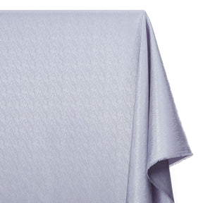 Striped Herringbone Stretch Jacquard Satin Fabric SV581622 Silver A1