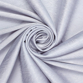 Striped Herringbone Stretch Jacquard Satin Fabric SV581622 Silver A2