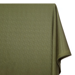 Striped Herringbone Stretch Jacquard Satin Fabric SV581623 Olive A1
