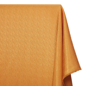 Striped Herringbone Stretch Jacquard Satin Fabric SV581625 Gold A1