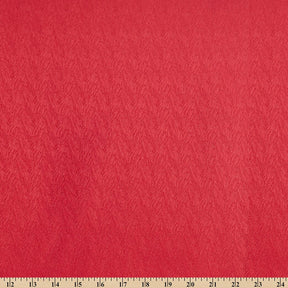 Striped Herringbone Stretch Jacquard Satin Fabric SV581626 Red A9