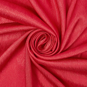 Striped Herringbone Stretch Jacquard Satin Fabric SV581626 Red A2