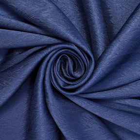 Striped Herringbone Stretch Jacquard Satin Fabric SV581627 Navy Blue A2