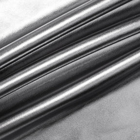 Metallic Stretch Foil Lame On Interlock Knit Fabric SV581660 Grey 3