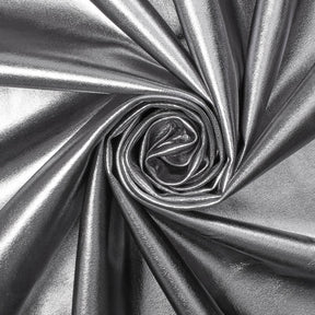 Metallic Stretch Foil Lame On Interlock Knit Fabric SV581660 Grey 1