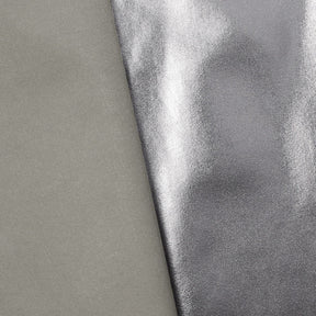 Metallic Stretch Foil Lame On Interlock Knit Fabric SV581660 Grey 4