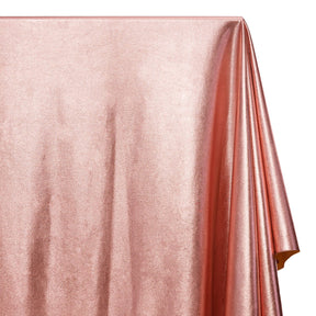 Metallic Stretch Foil Lame On Interlock Knit Fabric SV581661 Rose Gold 2