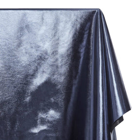 Metallic Stretch Foil Lame On Interlock Knit Fabric SV581662 Navy Blue 2