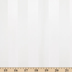 1 Inch Striped Stretch Satin Jacquard Fabric SV581717 White 3