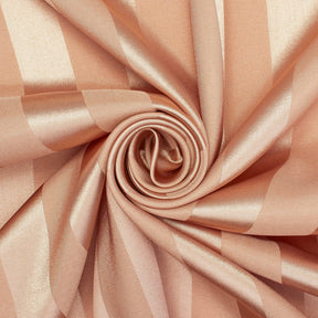 1 Inch Striped Stretch Satin Jacquard Fabric SV581722 Nude 2