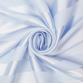 1 Inch Striped Stretch Satin Jacquard Fabric SV581725 Light Blue 2