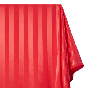 1 Inch Striped Stretch Satin Jacquard Fabric SV581726 Red 1