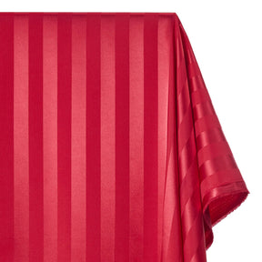 1 Inch Striped Stretch Satin Jacquard Fabric SV581727 Burgundy 1
