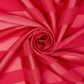 1 Inch Striped Stretch Satin Jacquard Fabric SV581727 Burgundy 2
