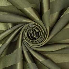 1 Inch Striped Stretch Satin Jacquard Fabric SV581728 Olive 2