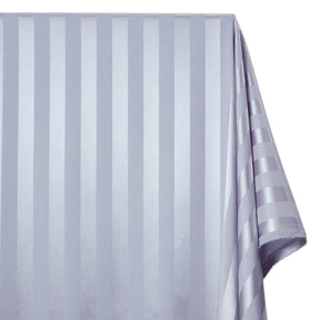 1 Inch Striped Stretch Satin Jacquard Fabric SV581731 Silver 1