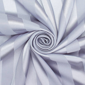 1 Inch Striped Stretch Satin Jacquard Fabric SV581731 Silver 2