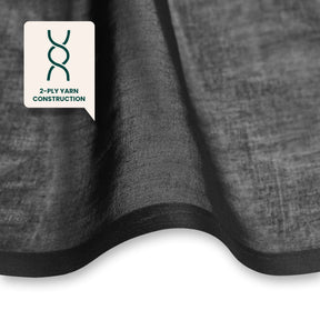 Cotton Voile Fabric SV571450 Black Image A3