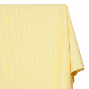 1/16 Inch Gingham Check Polyester Cotton Poplin Fabric SV575745 Yellow / White Image A1