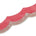 2 Inch Scalloped Regal Rhinestones Beads Metallic Cording On Polyester Mesh Trim SV582079 Red A2