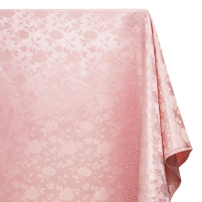 Rose Jacquard Satin Fabric Image SV582000 Dusty Rose Gold A1 
