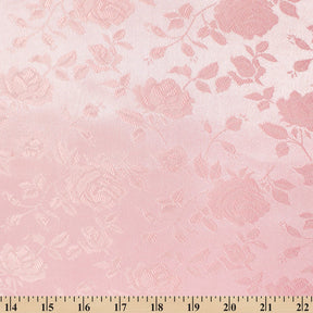 Rose Jacquard Satin Fabric Image SV582000 Dusty Rose Gold A9 