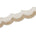 3 Inch Scalloped Regal Rhinestones Beads Metallic Cording On Polyester Mesh Trim SV581904 Beige A2