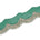 3 Inch Scalloped Regal Rhinestones Beads Metallic Cording On Polyester Mesh Trim SV581906 Hunter Green A2