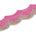 2 Inch Scalloped Regal Rhinestones Beads Metallic Cording On Polyester Mesh Trim SV582089 Fuchsia A2