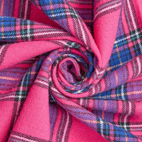 Metallic Tartan Plaid Yarn Dyed Brushed Cotton Flannel Design 13 Fabric SV582105 A2
