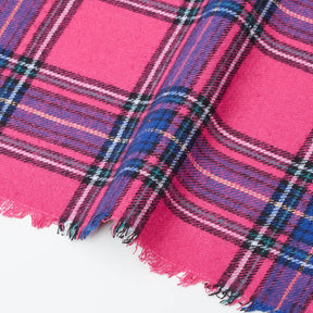 Metallic Tartan Plaid Yarn Dyed Brushed Cotton Flannel Design 13 Fabric SV582105 A3