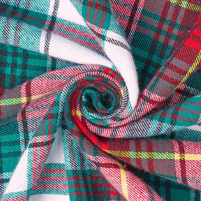Tartan Plaid Yarn Dyed Brushed Cotton Flannel Design 14 Fabric SV582106 A2