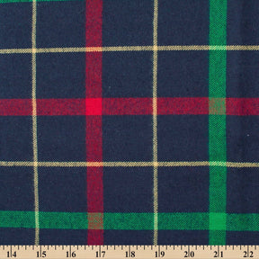 Tartan Plaid Yarn Dyed Brushed Cotton Flannel (Design 15) SV582107 A9