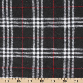 Tartan Plaid Yarn Dyed Brushed Cotton Flannel Design 17 Fabric SV582109 A9
