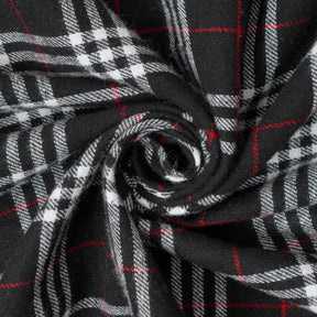Tartan Plaid Yarn Dyed Brushed Cotton Flannel Design 17 Fabric SV582109 A2