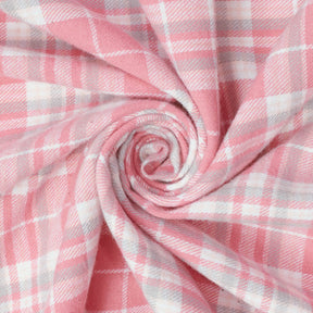 Tartan Plaid Yarn Dyed Brushed Cotton Flannel Design 18 Fabric SV582110 A2