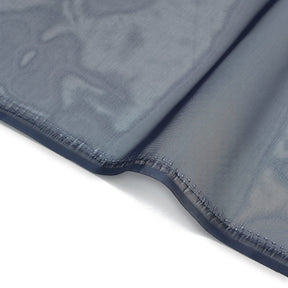 Sheer Voile 118 Inch Fire Retardant Fabric SV570985 Navy Blue A3