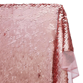 Paillette Circle Sequins On Mesh Fabric SV582252 Blush Image A1