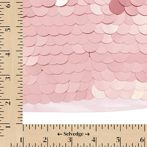 Paillette Circle Sequins On Mesh Fabric SV582252 Blush Image A9